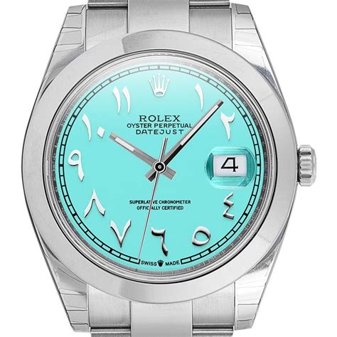 rolex day date tiffany blue arabic dial|rolex tiffany price.